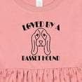 thumbnail image 4 of Inktastic Basset Hound Dog Girls Baby Dress, 4 of 5