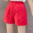 thumbnail image 5 of Eashery Womens Shorts Trouser Fashion Women Shorts Sets Outfits Red L, 5 of 5