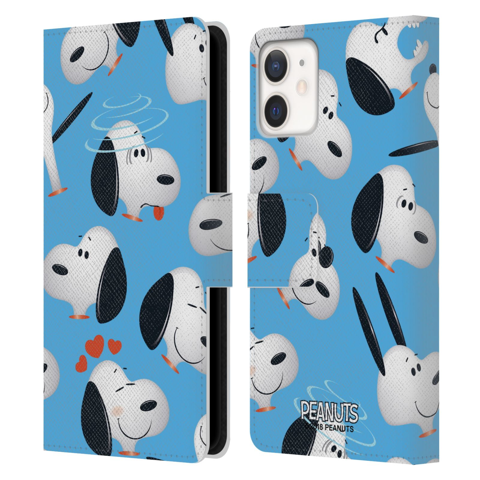 Head Case Designs Officially Licensed Peanuts Character Patterns Snoopy Leather Book Wallet Case Cover Compatible With Apple Iphone 12 Mini Walmart Com
