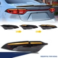 thumbnail image 2 of LED Tail Lights & Center Lamp Compatible with Toyota Corolla E210 12TH GEN 2020-2024 Rear Lamps Assembly (Tinted), 2 of 5