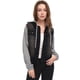 thumbnail image 4 of Día de San Patricio Chaqueta Vaquera Con Capucha Y Cordones En Capas Para Mujer Con Bolsillos Negro XS, 4 of 5