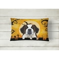 thumbnail image 2 of Carolines Treasures BB1804PW1216 Halloween Saint Bernard Canvas Fabric Decorative Pillow, 12H x16W, multicolor, 2 of 3