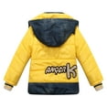 thumbnail image 2 of Richie House Little Boys Blue Detachable Hood Padding Jacket 3/4, 2 of 2