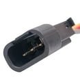 thumbnail image 4 of Exterior Side View Mirror Power Heated Black w/ Temp Sensor Pair for Kenworth MRA11439, 4 of 5