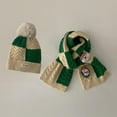 thumbnail image 6 of BFHHYA 2Pcs Kids Christmas Hat Scarf Set Winter Knit Warm Soft Pom-Pom Beanie Scarf Gift Set for Boys Girls and Toddlers 1.5-6Y, 6 of 6
