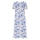 thumbnail image 3 of ICHUANYI Clearance Women Casual Loose Bohemian Floral Dresses With Pockets Short Sleeve Summer Beach Swinging Dress(Navy, M) ICHUANYI WER2023080702332, 3 of 4