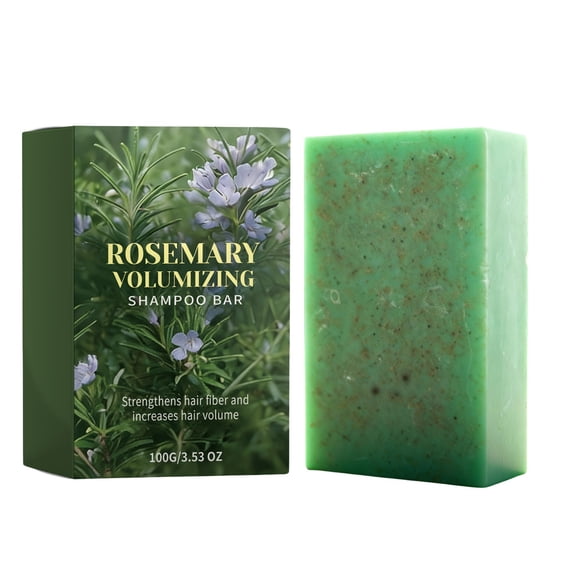 Kokovifyves Rosemary Shampoo Soap, Softens Hair Nourishes Scalp, Gentle Cleansing Daily Hair Care 100g