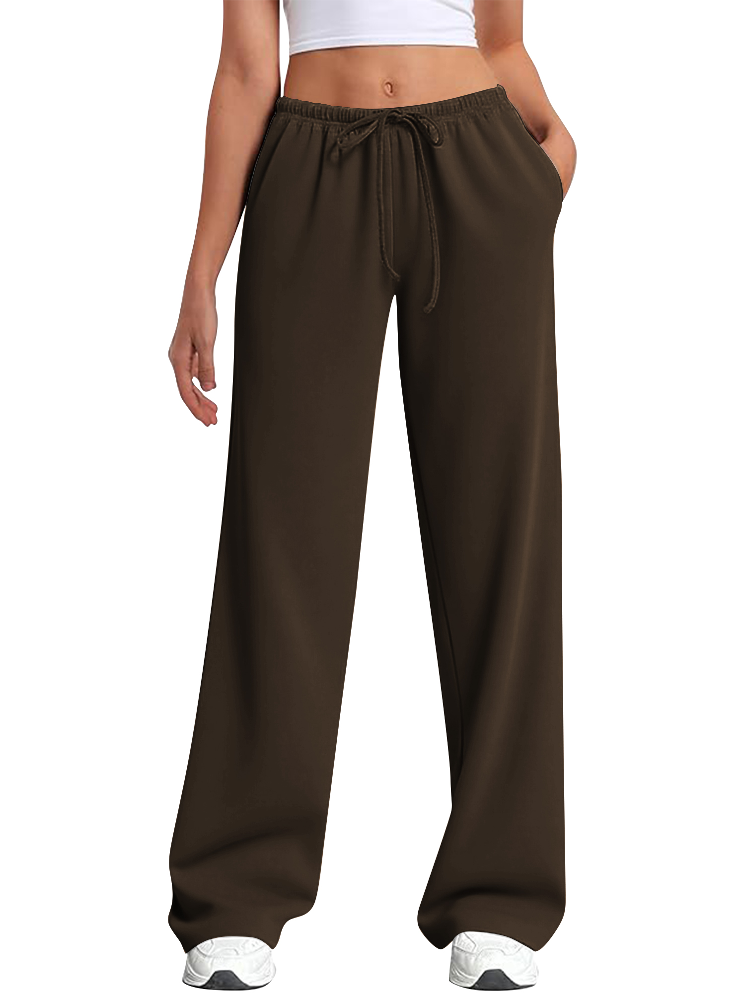 Temofon Women's Straight Leg Low Rise Sweatpants photo 1