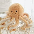 thumbnail image 2 of HLONK Octopus Plush 18cm Snuggly Octopus Small Stuffed Animals Soft Filling Playful Design Octopus Orange, 2 of 4