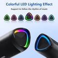thumbnail image 5 of Bluetooth Speaker, Portable Speakers Bluetooth Wireless with Lights IPX5 Waterproof, 10W Loud Sound, 20H Playtime, Outdoor Speakers for Home/Party/Beach/Travel, Gifts, 5 of 8
