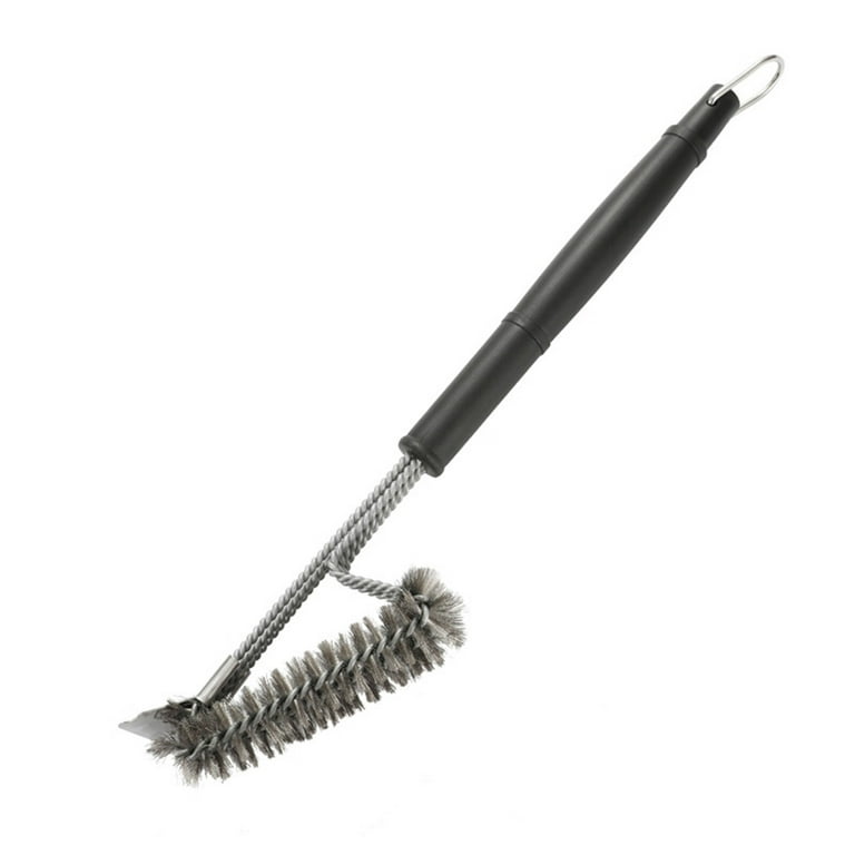 Deluxe Grill BBQ Brush with Stainless Steel Scraper