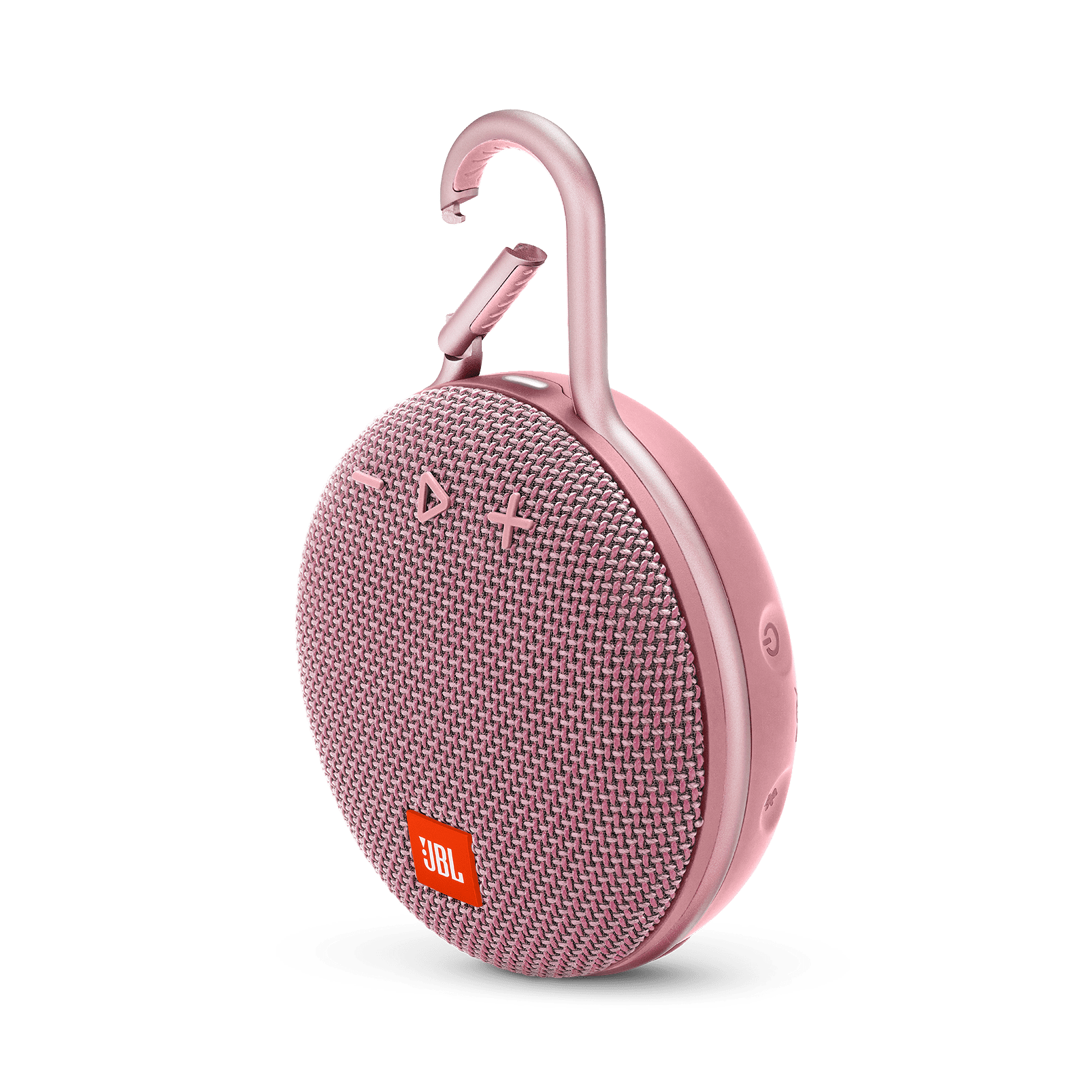 JBL Clip 3 Waterproof Portable Clip-On Bluetooth Speaker with 10-Hour Battery, Pink: Manufacturer Refurbished