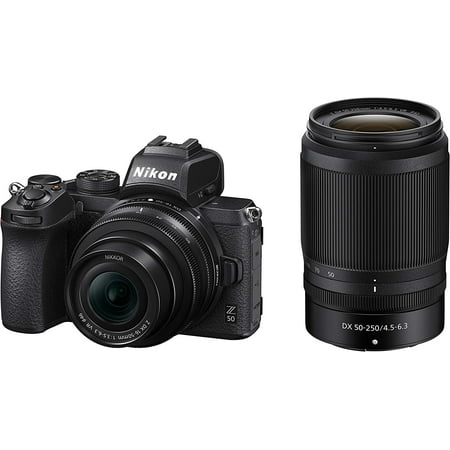 Nikon Z 50 Mirrorless Camera with NIKKOR Z DX 16-50mm & 50-250mm Lens -Used