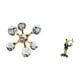 thumbnail image 5 of Esfera decorativa de rana camarera para mesa, ideal para escritorio, oficina, estantería, sala de estar, chimenea, entrada o como regalo de cumpleaños, 5 of 8