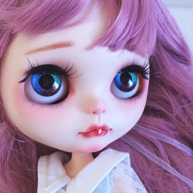 Accesorios para Muñecas para Muñecas Blythe de 12 Pulgadas, Fabricación de Bricolaje, 10 Pares de Pestañas Postizas Negras Baoblaze Muñeca pestañas negras