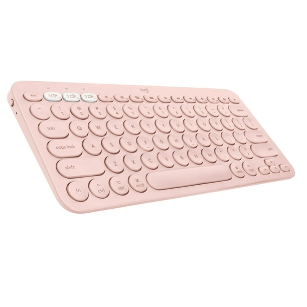 Logitech K380 Multi-Device Bluetooth Keyboard, Rose -