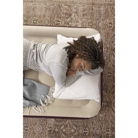 Bestway Maroon 20 Twin Air Mattress with Built-in Pump