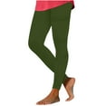 thumbnail image 2 of LEBONYARD Tie Dye Leggings for Women Casual Lounge Yoga Pants,Plus Size Pants for Women,Women's Fashion Print Leggings with Yoga Sport Elastic Pants Army Green L, 2 of 6