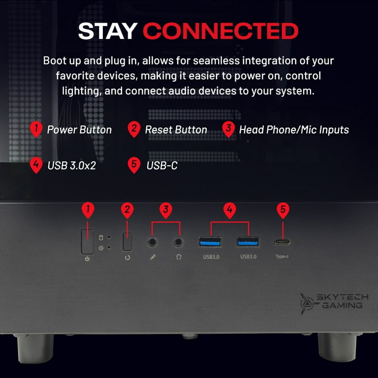 acu°SELECTページ Skytech Gaming Gaming PC Desktop Ryzen 7 7800X3D NVIDIA RTX 5060