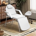 thumbnail image 2 of HOMCOM Portable Massage Table, 3 Section Adjustable Beauty Bed, White, 2 of 10