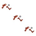 thumbnail image 1 of Scienceny Choke Lever Shutter Clip Set Reemplazo para FS45 FS46 4140-141-3700 Type1 NO1, 1 of 1