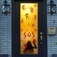 thumbnail image 3 of Halloween Window Clings Bloody Handprint Halloween Window Decorations Stickers For Horror Bathroom Zombie Party, 3 of 7