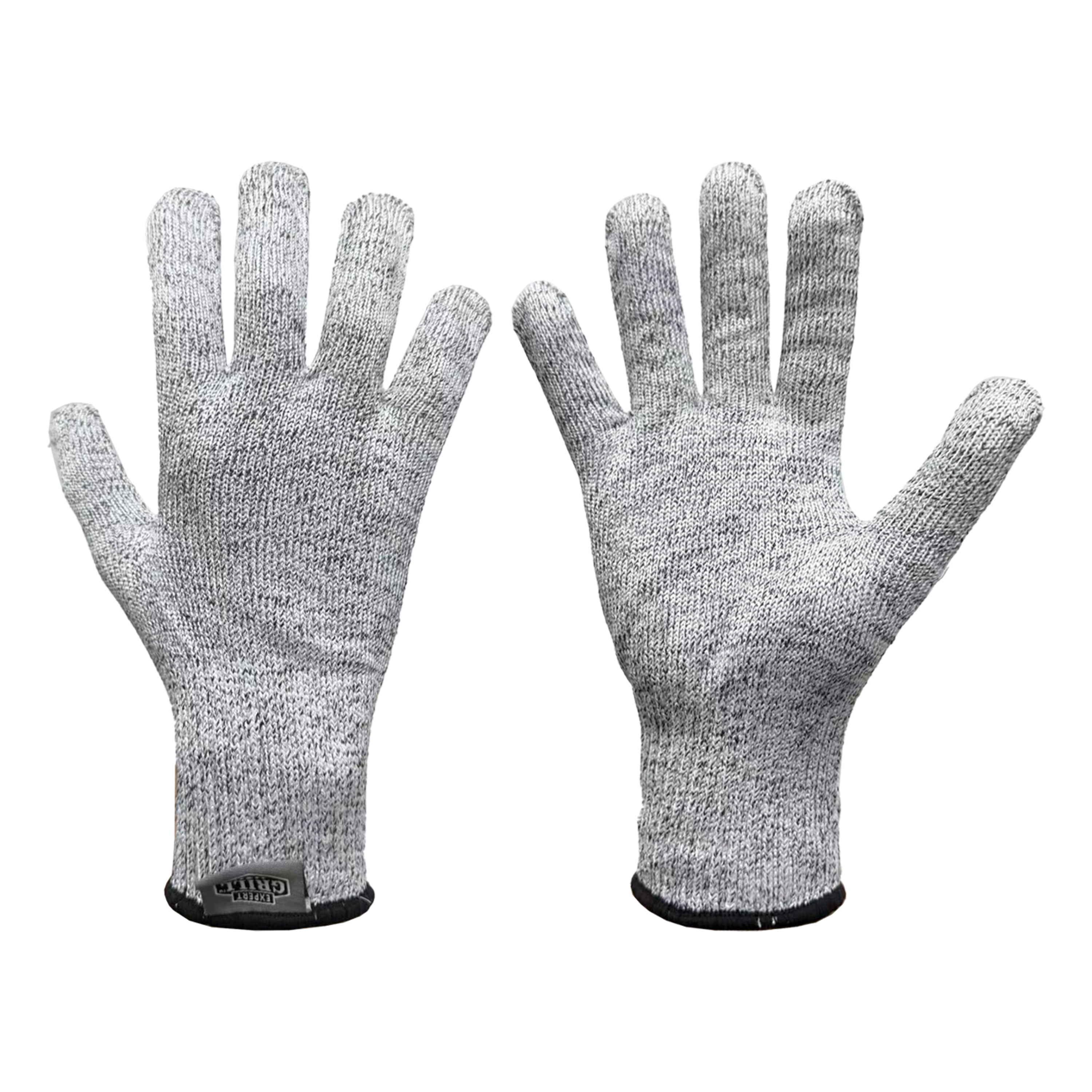 Expert Grill Cut Resistant Knitting Gloves, ANSI CUT A4, One Size Fits Most, Washable Food Grade