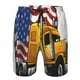 thumbnail image 3 of Fotbe American Truck Trajes de Baño Estampados para Hombre, Shorts de Verano de Secado Rápido, Ropa de Playa, Bañadores-XX-Large, 3 of 6