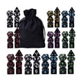 thumbnail image 1 of Juego poliédricos acrílicos de 70 piezas con bolsas D8 D10 D12 D20 colores dobles para juegos de rol DND RPG juego de Bar Juguetes Estilo G Baoblaze Dados poliédricos, 1 of 3