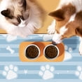 thumbnail image 4 of CBFFDC Cat Food Mat Pet Mat Leak Proof Spill Proof Scratch Resistant Flexibility Double Sided Non Slip Absorbent, 4 of 6