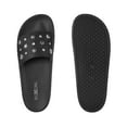 thumbnail image 3 of Roxoni Women's Slide Sandals with Snow Flakes and Diamond Design Strap -sizes 6 to 11 -style #3116, 3 of 6