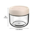 thumbnail image 4 of Leakproof Glass Storage Jars, Reusable Overnight Oats Containers with Lids, Stackable Pantry Organizers for Snacks Cereal Salad Dressing, 4 of 9