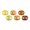 16 Pcs, variant on CuiLiyq Painted Pumpkin Ornament Balls, Set of 15 Shatterproof Hanging Decor, Fall Halloween Thanksgiving Decor for Tree, Wreath, Garland Display