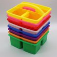 thumbnail image 3 of keepw Practical Storage Tray - Smooth And Safe To For All Belongings Organized Storage Grid Storage Basket Macaron yellow 1Set, 3 of 6
