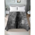 thumbnail image 4 of Gray Flat Sheets Only Queen Size, Soft Breathable Bed Top Sheets for Mattress, Retro Oil Painting Modern Abstract Art Aesthetics Luxury Bedding Flat Sheets for Home Hotel Bedroom Bed Protection, 4 of 9