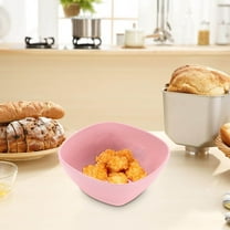 mtvxesu Wheat Straw Square Bowl For Dining, Eco-Friendly And Durable, Dishwasher-Safe, 13.8X13.8X5.5Cm, 1 Piece