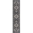 thumbnail image 2 of Nourison Passion Persian Black Ivory 2'2" x 10' Area Rug, (2x10), 2 of 7