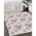 thumbnail image 3 of Ahgly Company Machine Washable Indoor Rectangle Transitional Pearl White Beige Area Rugs, 2' x 5', 3 of 7