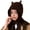 brown, variant on Breathable Earflap Pullover Hat with Devil Ears for Women Outdoor Adventures