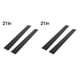 thumbnail image 3 of Yuarrent Estufa de silicona para cocina, cubierta para huecos, alfombrilla resistente al polvo, sello de agua, placa de cocina, tira sellada Negro 2 uds 21 pulgadas 2piezas, 3 of 6