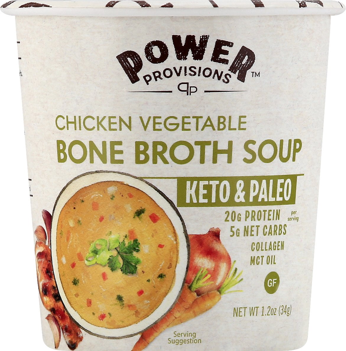 Power Provisions - Soup Cp Chck Veg Bne Brth - CS of 6-1.2 OZ