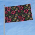 thumbnail image 2 of Pineapple Skull Flags Garden Home Flag House Flags For Outdoor Custom 3x5 Ft Outdoor, 2 of 8