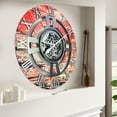 THE GEARS CLOCK Wall Clock with Real Moving Gears ENLI_ 24 in Round