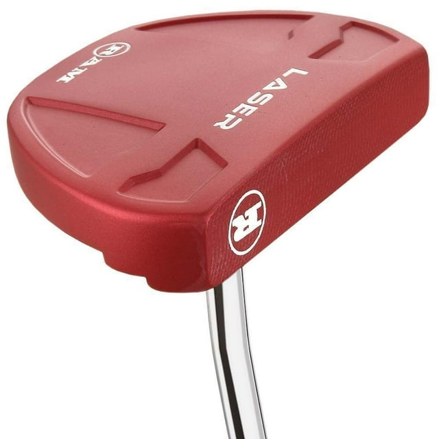 Ram Golf Laser Red Milled Face Mallet Putter - Headcover Included - 35"