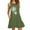 Army Green, variant on IROINNID Fit&Flare Dress For Women Strapless Sleeveless Plus Size Floral Casual Midi Dress Beach Loose Round Neckline Print Dress