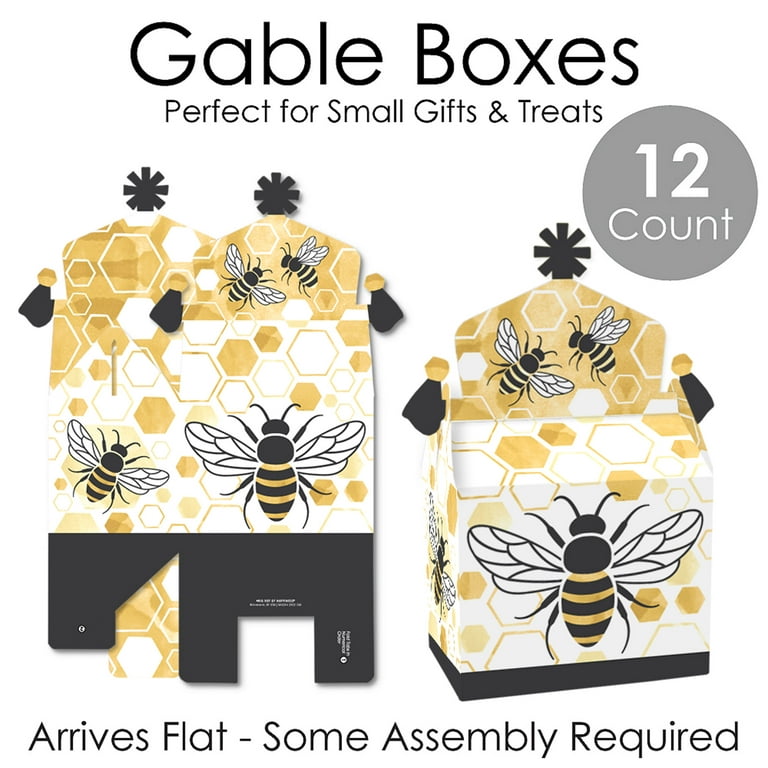 Bee Party Favors 24 Packs Birthday Party Goodies Bag Decor Gifts Bag for  Kids Honey Bee Party Bumble Bee Favors Sunflower Party Giveaways Supplies  for