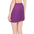 thumbnail image 2 of Women's Plus Size Mid-Waist Athletic Short Skirts with Side Pocket, Athletic Bottoms 2 in 1 Liner Breathable Quick Dry, 2 of 7