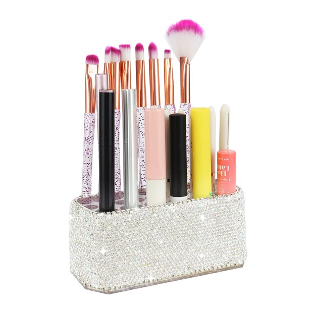 Expositor de almacenamiento de cosméticos KEYPOWER Bling Crystal