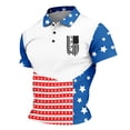 thumbnail image 2 of 250th Anniversary Usa Shirt Men's Casual Polo Shirts Casual 250 Year American Anniversary Shirt, 2 of 3