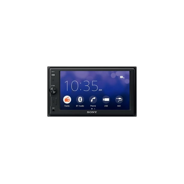 Autoestéreo XAV-1500 USB Bluetooth AM-FM WebLink Sony Potencia de Salida 4 de 55 W, color Negro
